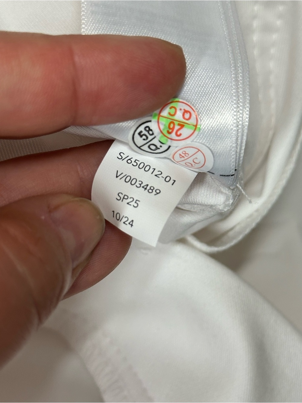 NWT Athleta Skyline High Rise Barrel Leg Pant, Bright White - Womens 6 - Picture 16 of 16